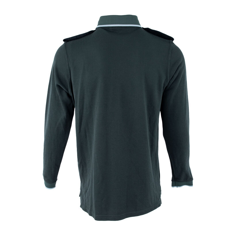 Dutch Blue & Green Long Sleeve Polo Shirt | Issued, , large image number 1